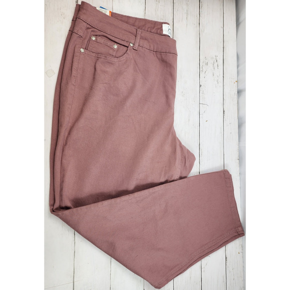 JMS Super Soft Stretch Twill, Light Mauve Blush, Women's Size 22WS Short, NWT - Picture 1 of 12